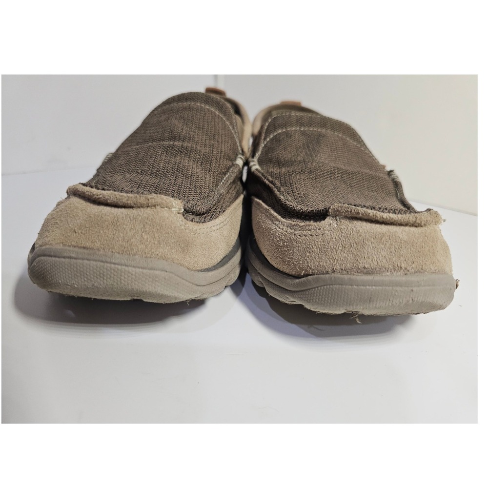 Skechers Relaxed Fit Mens 12 Extra‎ Wide Memory Foam Loafers Brown 64365EWW - Picture 4 of 8
